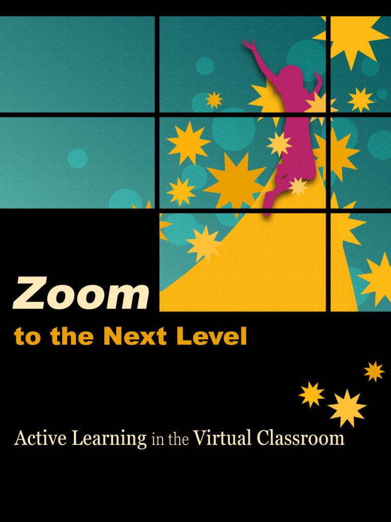 Book cover for the pressbook Zoom to the next level